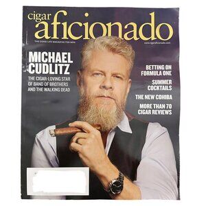 Cigar Aficionado Magazine May June 2025 Michael Cudlitz Formula One Cohiba
